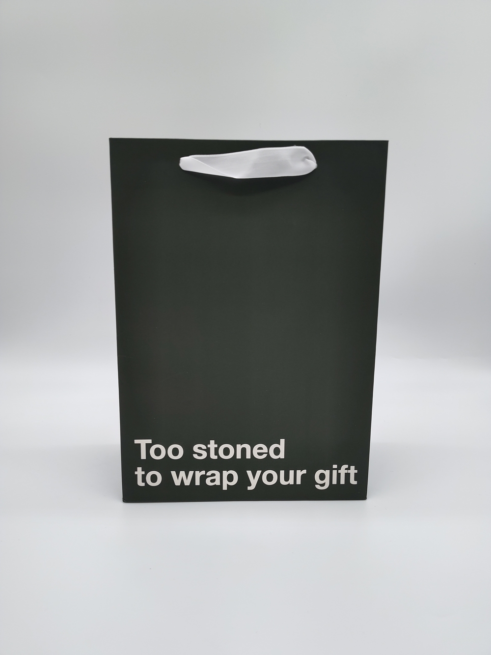 Funny Gift Bag Too Stoned To Wrap Your Gift Novelty Party Humor Large